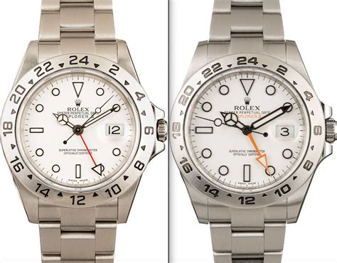 rolex explorer ii 216570 white|rolex 16570 vs 216570.